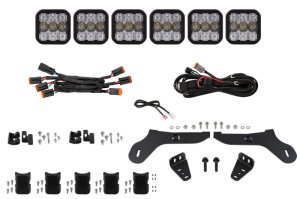 Ford Raptor LED Light Bar Kit - Grille - Diode Dynamics - SS5 Grille CrossLink, Sport - Selectable backlight with eight color options - `17-`20 Ford Raptor LED Light Bar Kit - Grille - Diode Dynamics - SS5 Grille CrossLink, Sport - Selectable backlight with eight color options - `17-`20
